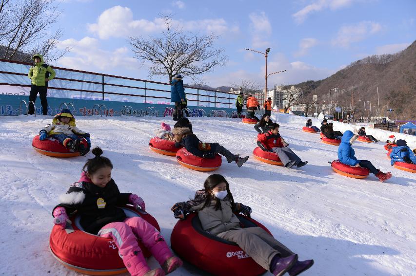 2015 얼음나라 화천산천어축제 눈썰매장,얼음미끄럼틀,겨울문화촌 사진