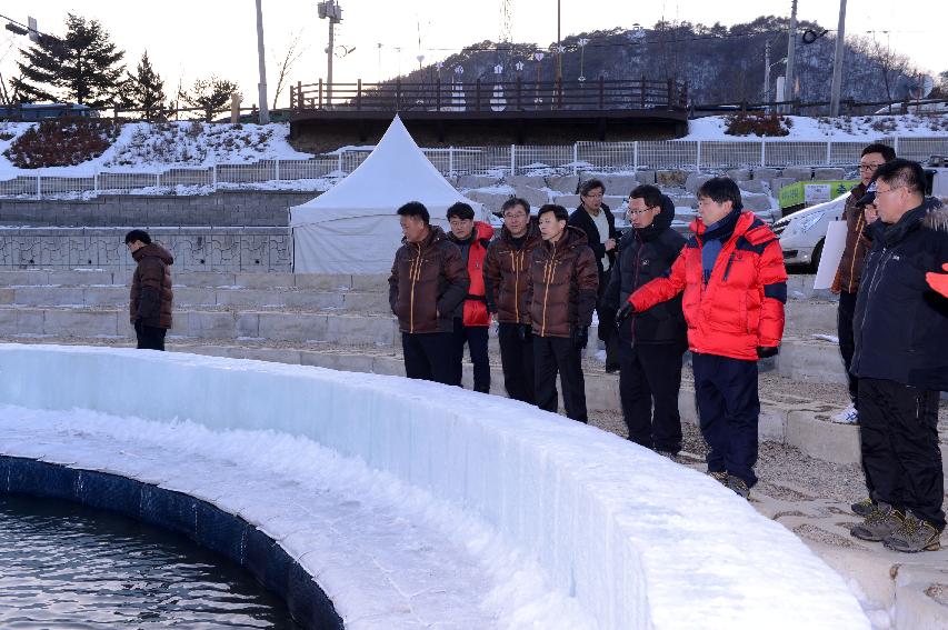 2015 화천산천어축제장 현장 최종점검 의 사진