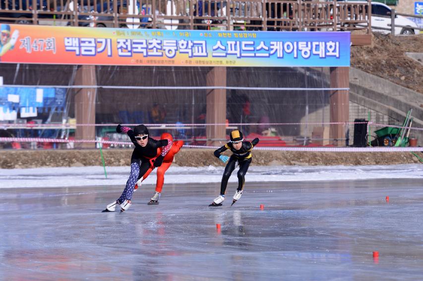 2015 제47회 백곰기 전국초등학교 스피드 스케이팅 대회 사진