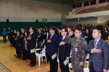 2015 화천중학교 졸업식 의 사진