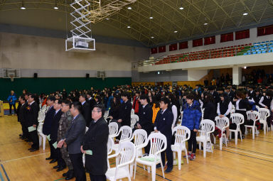 2015 화천중학교 졸업식 의 사진