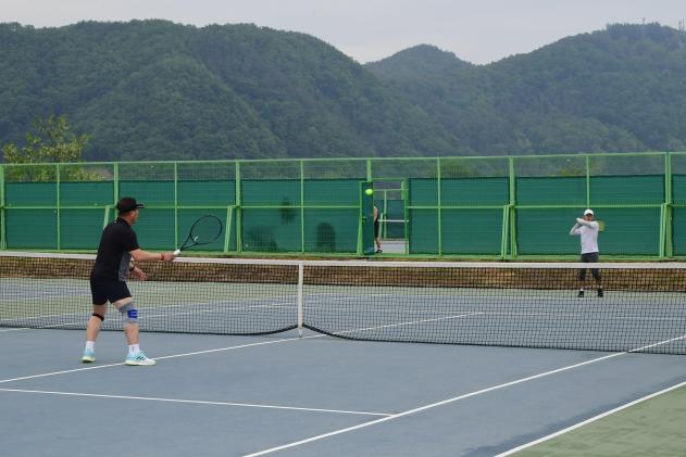 2021 제24회 화천군협회장기 테니스대회 의 사진