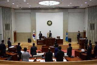 2015 제219회 화천군의회 1차 정례회 제1차 본회의 사진