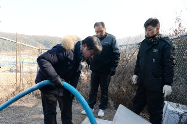2016 하남면 원천리 간이상수도 현장 점검 사진
