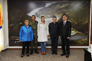 2016 콜롬비아 국방무관 방문 의 사진