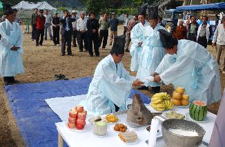 동촌리 마을기원제(호랑이축제) 사진