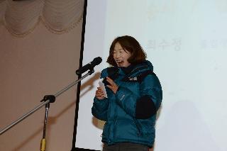 2014 화천정보산업고등학교 여자축구부 환영 환송식 사진