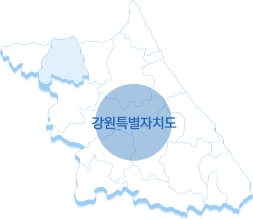 강원특별자치도 지도